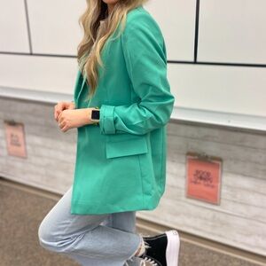 Women's Green Blazer